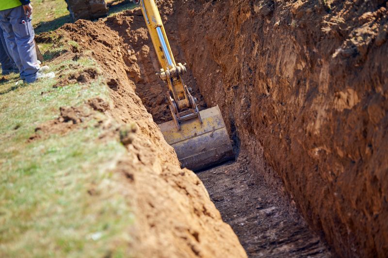 Drainage Trench Excavation